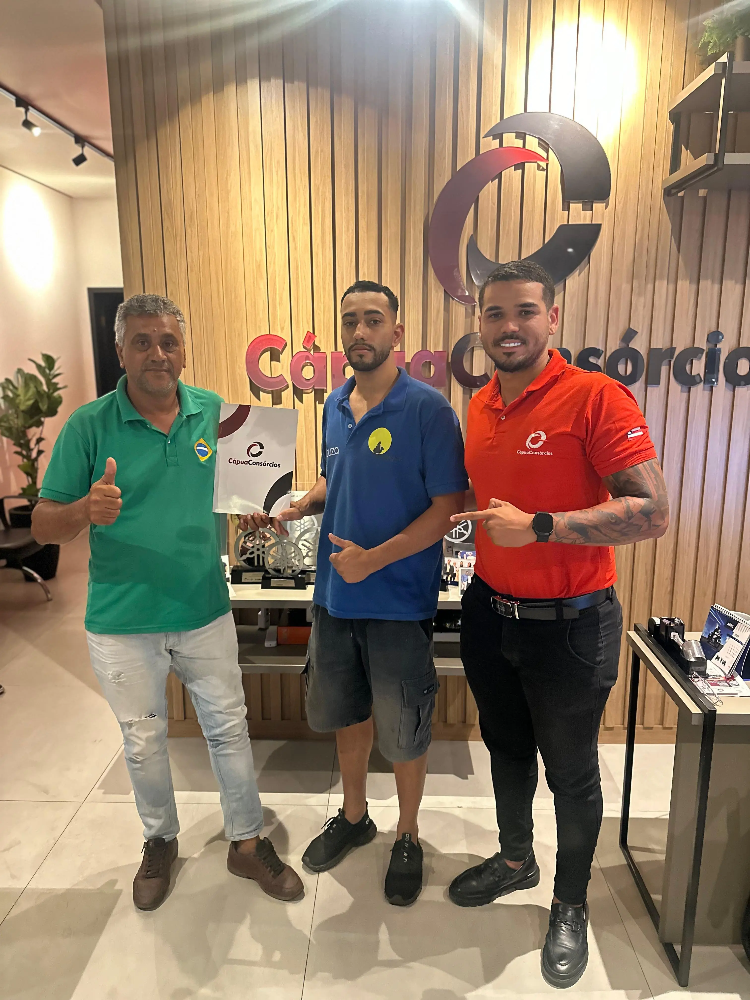 Entrega realizada pela Cápua Consórcios